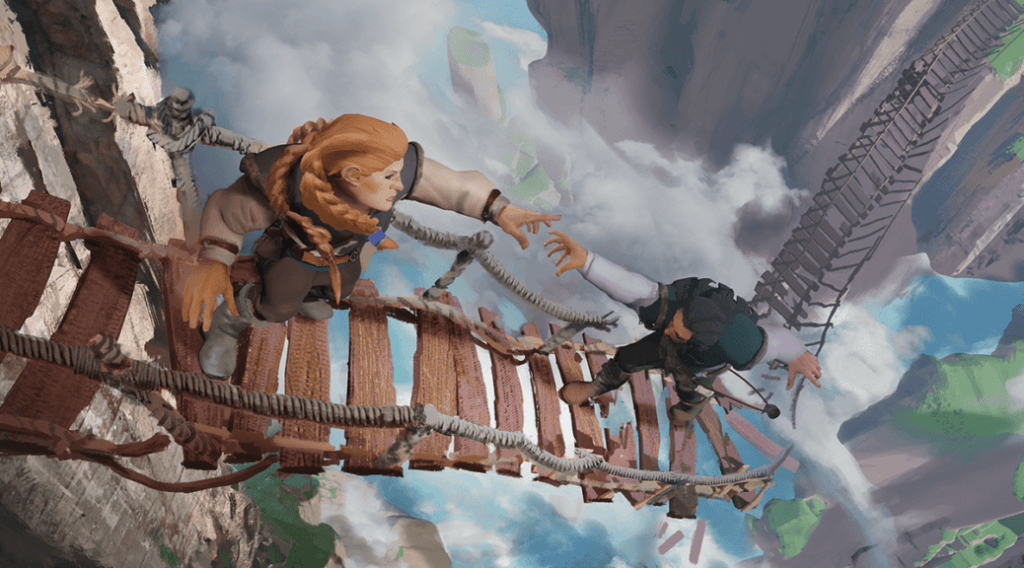 falling danger adventurers bridge