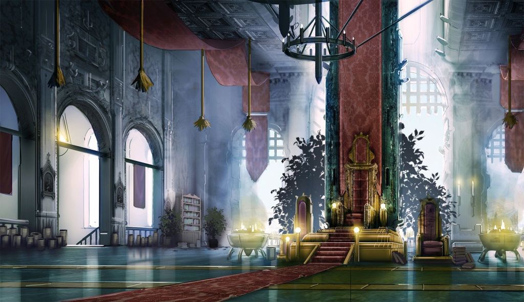 fantasy throne room