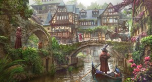 canal-town bridge