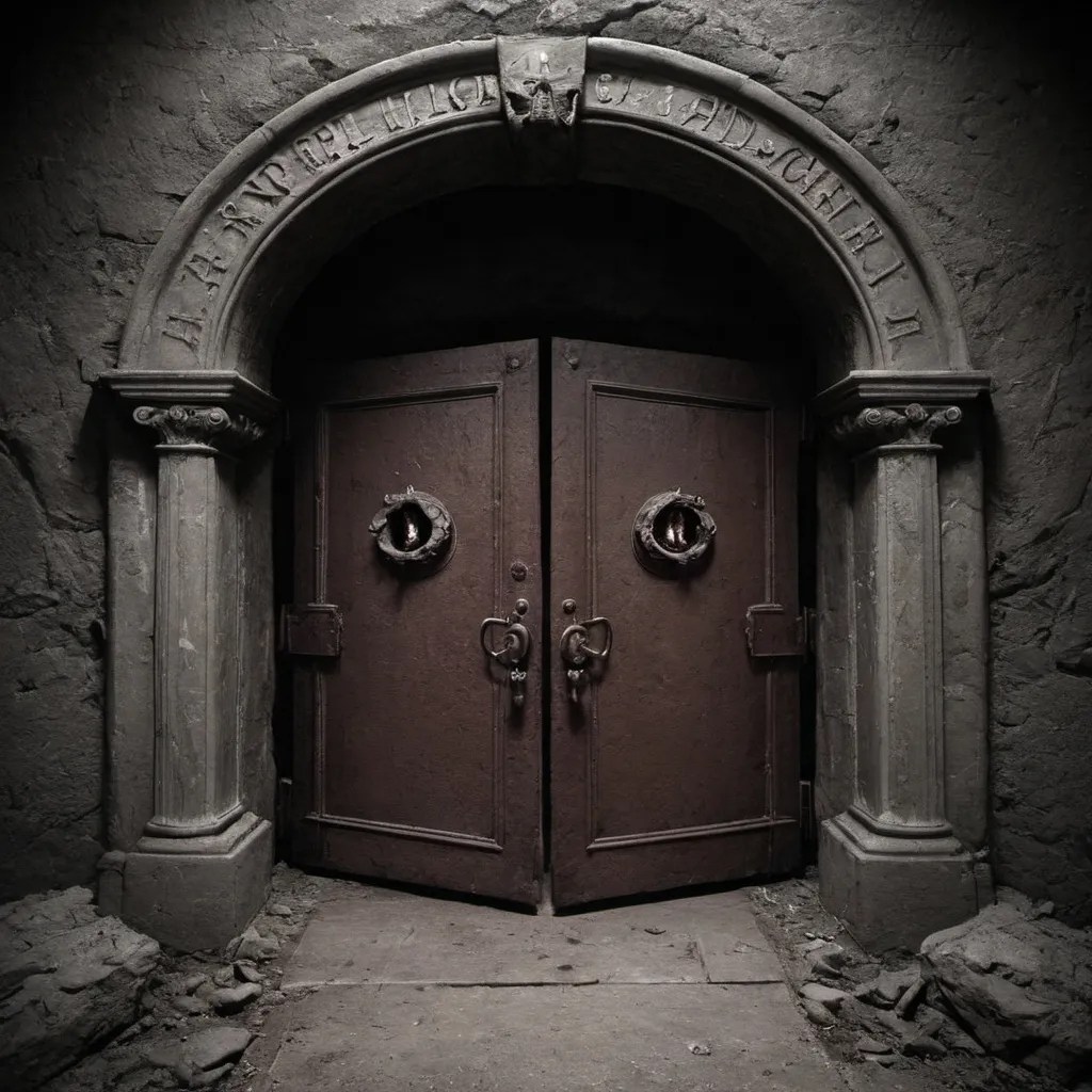 mysterious gate doors